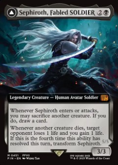 Sephiroth, Fabled SOLDIER // Sephiroth, One-Winged Angel Final Fantasy Bordless